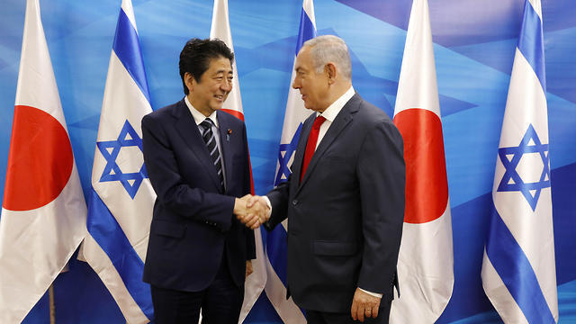 Prime Minister Benjamin Netanyahu and Prime Minister Shinzo Abe