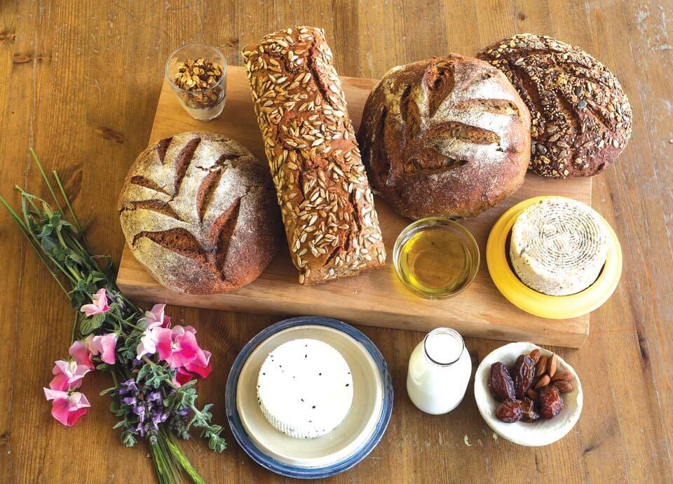 Хлеб, сыры и оливковое масло на кулинарном фестивале в Мате-Йегуда. Фото: Эльдад Мастро