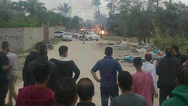 The explosion's aftermath