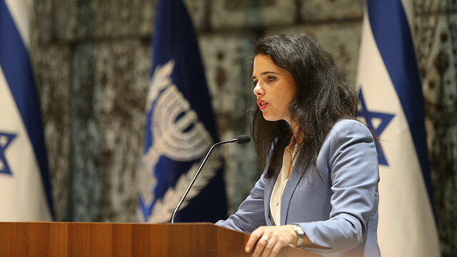 Israeli democracy is stronger than all of its detractors, Shaked said (צילום: עמית שאבי ) Israeli democracy is stronger than all of its detractors, Shaked said