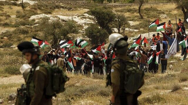 Nakba march in West Bank (Photo: AFP) Nakba march in West Bank