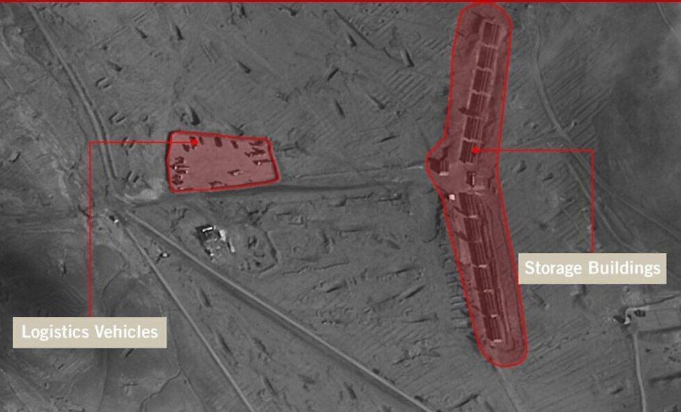 Military compound belonging to Iran's Quds Force that was struck in al-Kisweh (Photo: IDF Spokesperson's Unit) Military compound belonging to Iran's Quds Force that was struck in al-Kisweh
