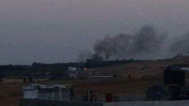 The IAF's strike in Gazanullnull The IAF's strike in Gaza