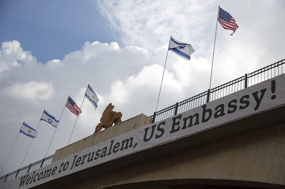 Preperations for the US Embassy move to the capital