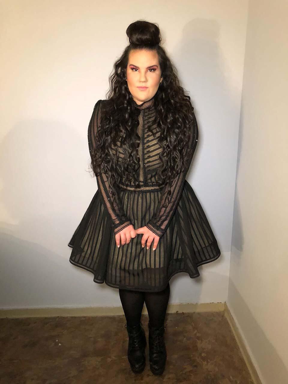 Нета Барзилай в наряде от Контенто. Фото: Дрор Контентоnullnull Нета Барзилай в наряде от Контенто. Фото: Дрор Контенто