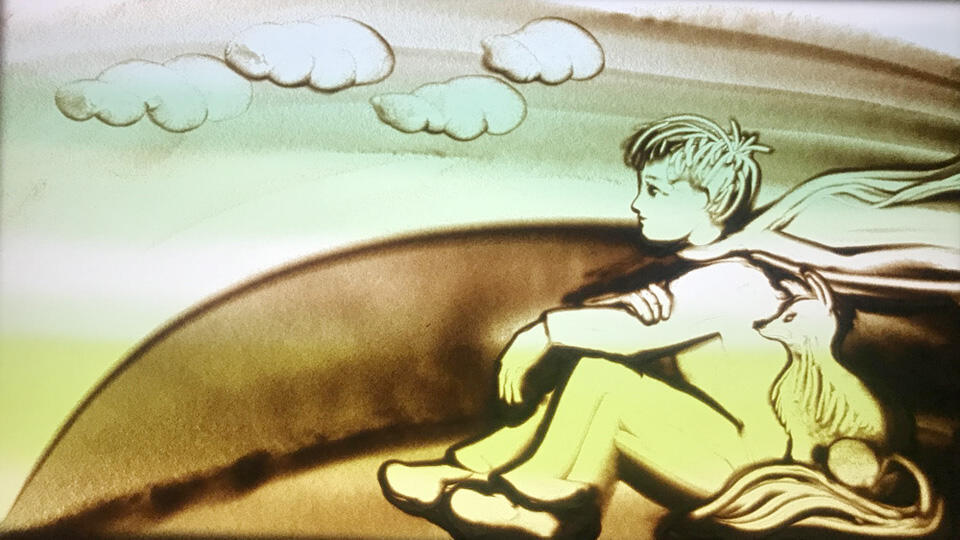 Фоновый рисунок к спектаклю "Маленький принц" Фото: пресс-службаnullnull Фоновый рисунок к спектаклю "Маленький принц" Фото: пресс-служба