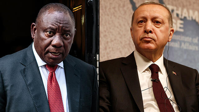  South African President Cyril Ramaphosa, Erdogan