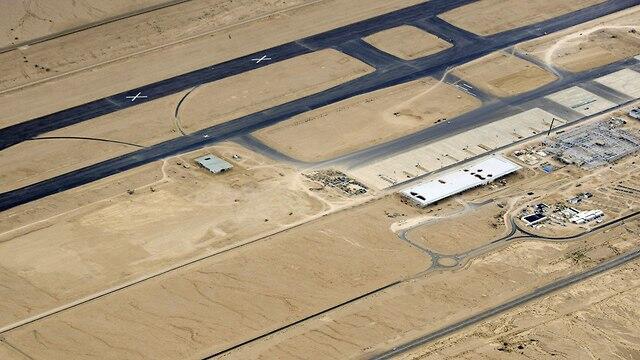 Aerial view of runways at the Ramon International Airport (צילום: דובר צה"ל) Aerial view of runways at the Ramon International Airport