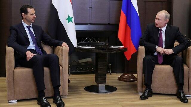 Assad with Russian President Vladimir Putin