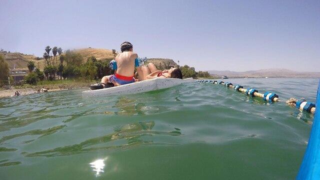 Sea of Galilee's quiet beaches  