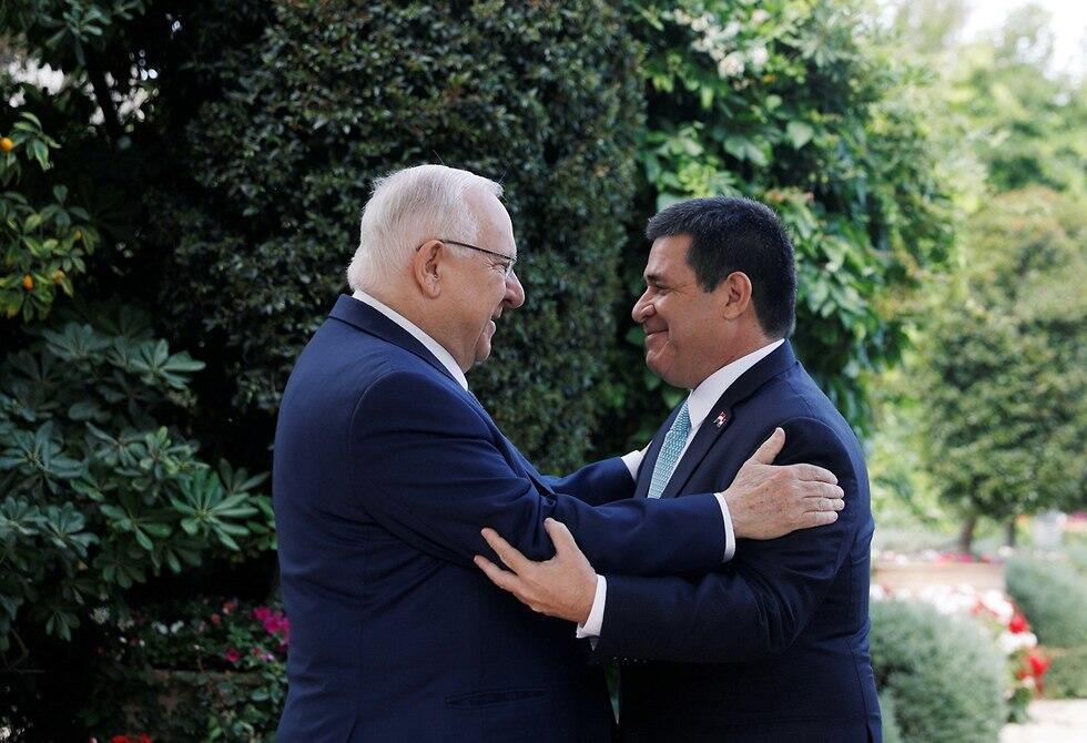 Paraguay's President Cartes meets with Israeli President Rivlin