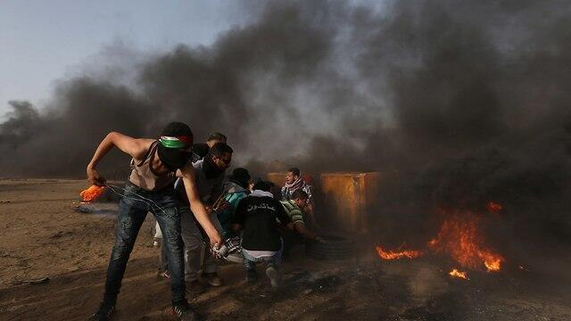 Gaza border rioters