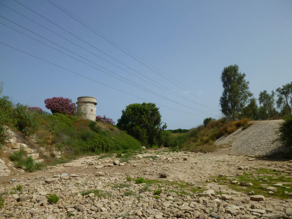 Высохшее русло реки Лахиш