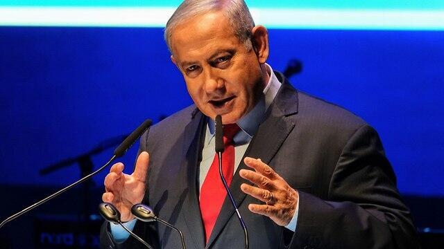 Нетаниягу выступает с заявлением. Фото: Эфи Шарир