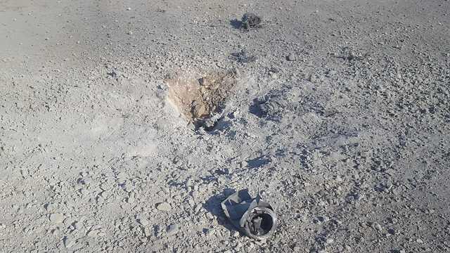 Mortar hit inside power supply station