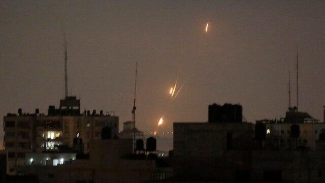 Rockets fired from Gaza into Israel 2018