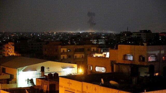IDF strike in Gaza, Saturday night