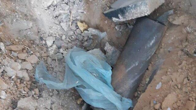 The rocket that hit a home in the Eshkol Regional Council