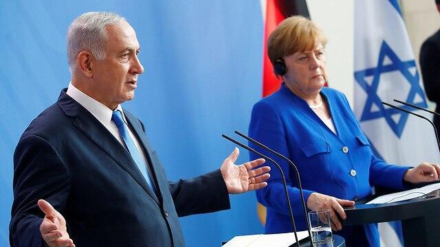 PM Netanyahu and Chancellor Angela Merkel
