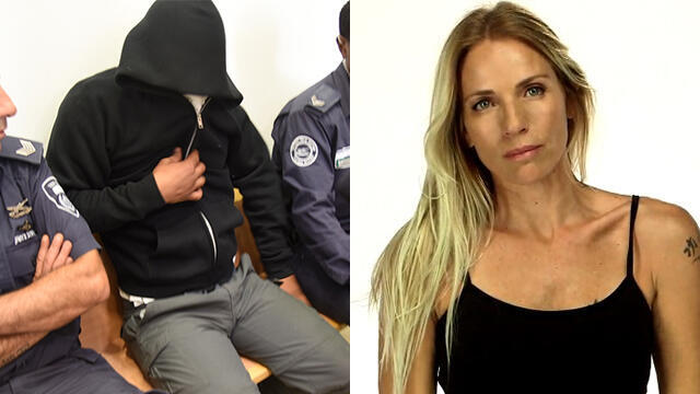 Шарон Пери и вор, сливший ее фото в cеть, в здании суда. Фото: Герцль Йосеф