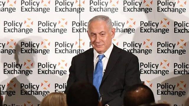Prime Minister Netanyahu at the Policy Exchange Institute (צילום: חיים צח / לע"מ) Prime Minister Netanyahu at the Policy Exchange Institute