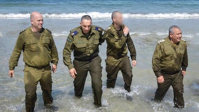 Brig. Gens. and Eisenkot (R) 