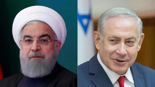 Iranian President Hassan Rouhani (L) and PM Benjamin Netanyahunullnull Iranian President Hassan Rouhani (L) and PM Benjamin Netanyahu