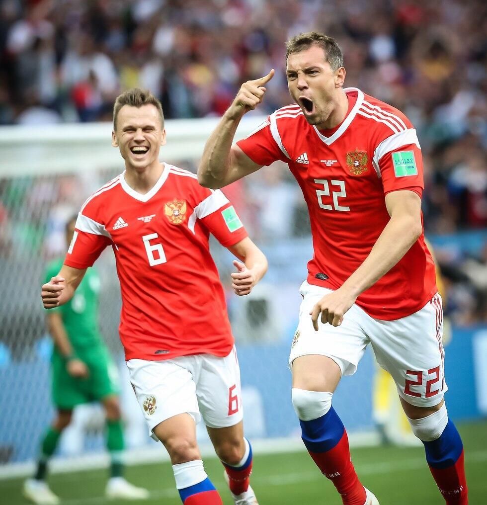 Артем Дзюба, Денис Черышев. Фото: Оз Муалем (צילום: עוז מועלם) Артем Дзюба, Денис Черышев. Фото: Оз Муалем