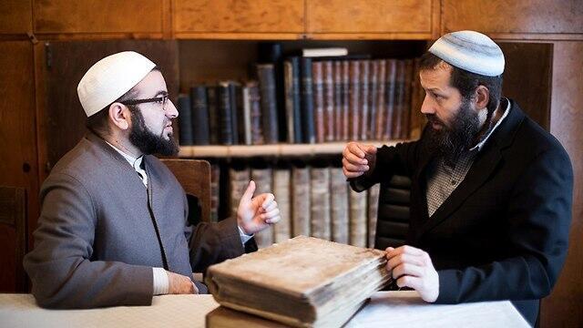 Salahuddin Barakat, left, and Moshe-David HaCohen