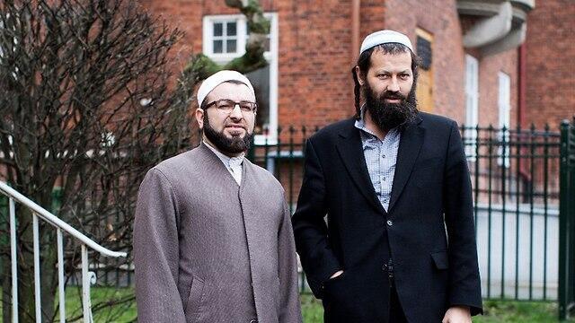 Salahuddin Barakat, left, and Moshe-David HaCohen