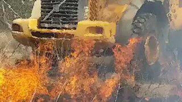 File photo of fire in Eshkol Regional Council (צילום: קק"ל) File photo of fire in Eshkol Regional Council