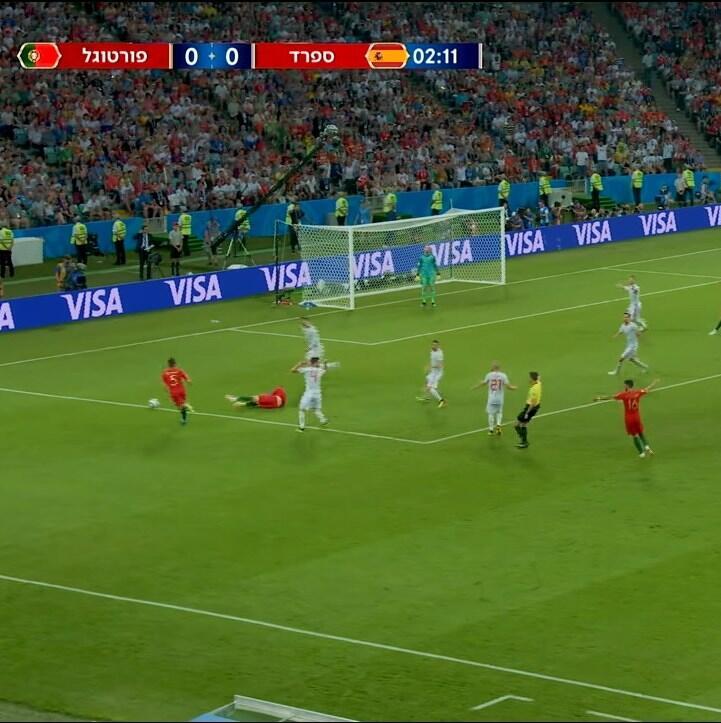 Стоп-кадр футбольного матча