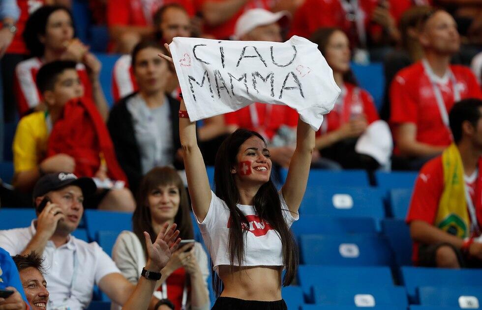 Болельщики на матче Швейцария - Бразилия. Фото: AFP (צילום: AFP) Болельщики на матче Швейцария - Бразилия. Фото: AFP