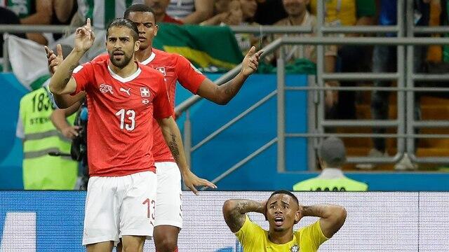 Швейцария - Бразилия. Фото: АР (צילום: AP) Швейцария - Бразилия. Фото: АР