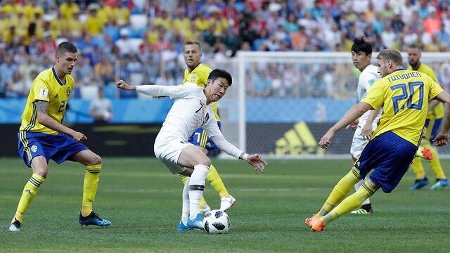 Швеция - Южная Корея. Фото: АР (צילום: AP) Швеция - Южная Корея. Фото: АР