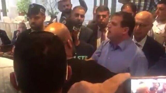 Айман Уда на ужине в отеле Ambassador