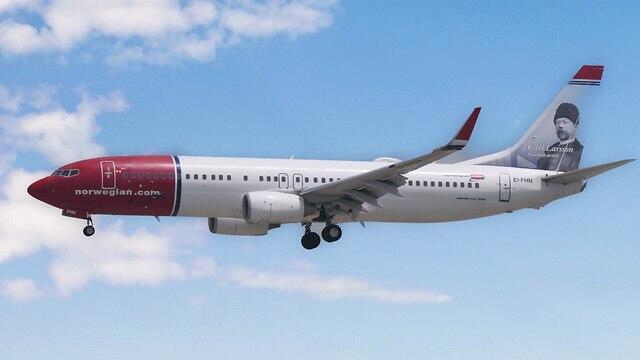 Лайнер компании Norwegian. Фото: Дани Саде