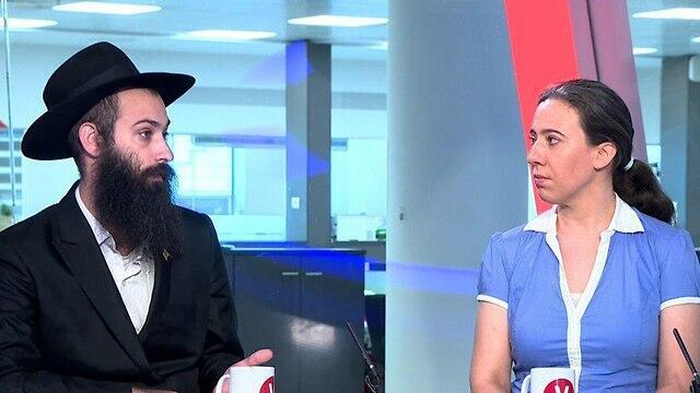 Benzion Hakohen "Benny" Friedman (L) and Michal Gera Margaliotnullnull Benzion Hakohen "Benny" Friedman (L) and Michal Gera Margaliot