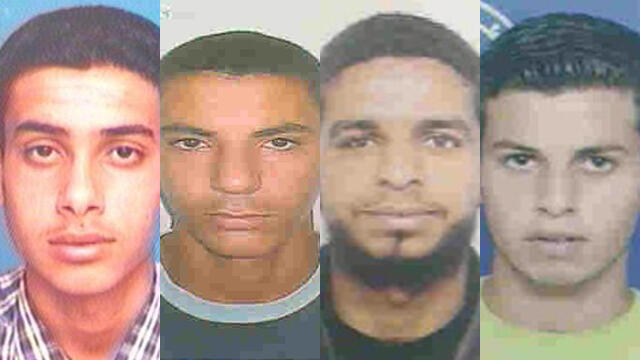 The members of the Hamas 'arson terror cell' (צילום: דובר צה"ל) The members of the Hamas 'arson terror cell'