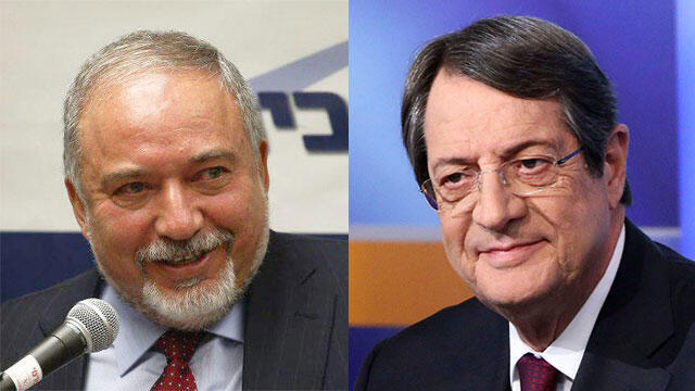 Nicos Anastasiades and Minister Lieberman