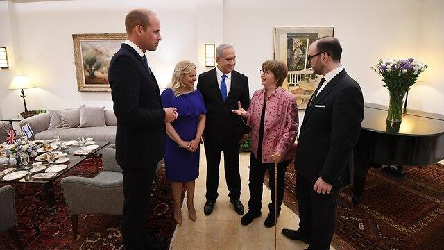 PM Netanyahu with Prince William and Cohen's