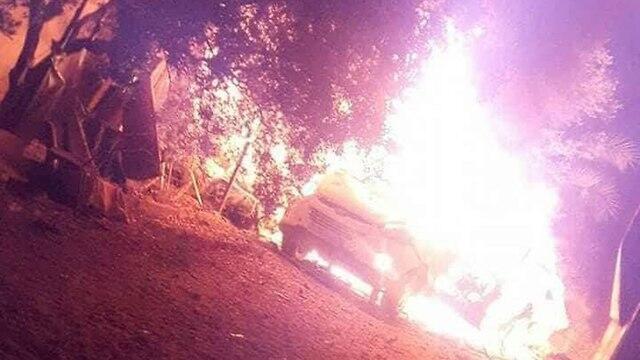 Удар по машине командира военного крыла ХАМАСа