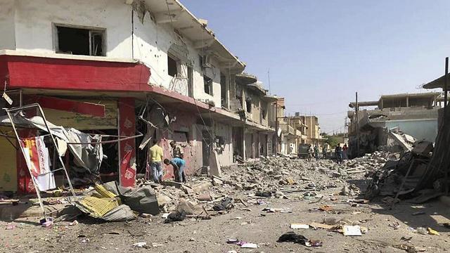 Destruction in Deraa