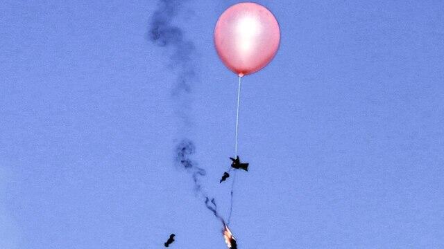 An incendiary balloon