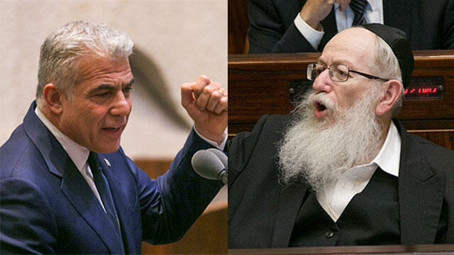 MK Lapid and Deputy Minister Litzman