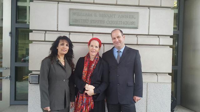 Avi and Racheli Frenkel outside the American courthouse with attorney Nitsana Darshan-Leitner of Shurat Hadin nullnull Avi and Racheli Frenkel outside the American courthouse with attorney Nitsana Darshan-Leitner of Shurat Hadin