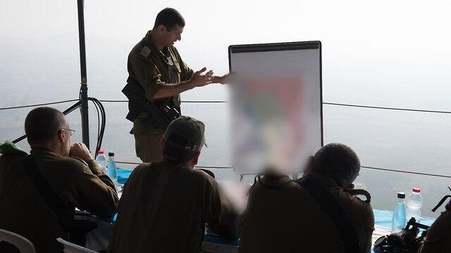Eisenkot in a briefing in the north 