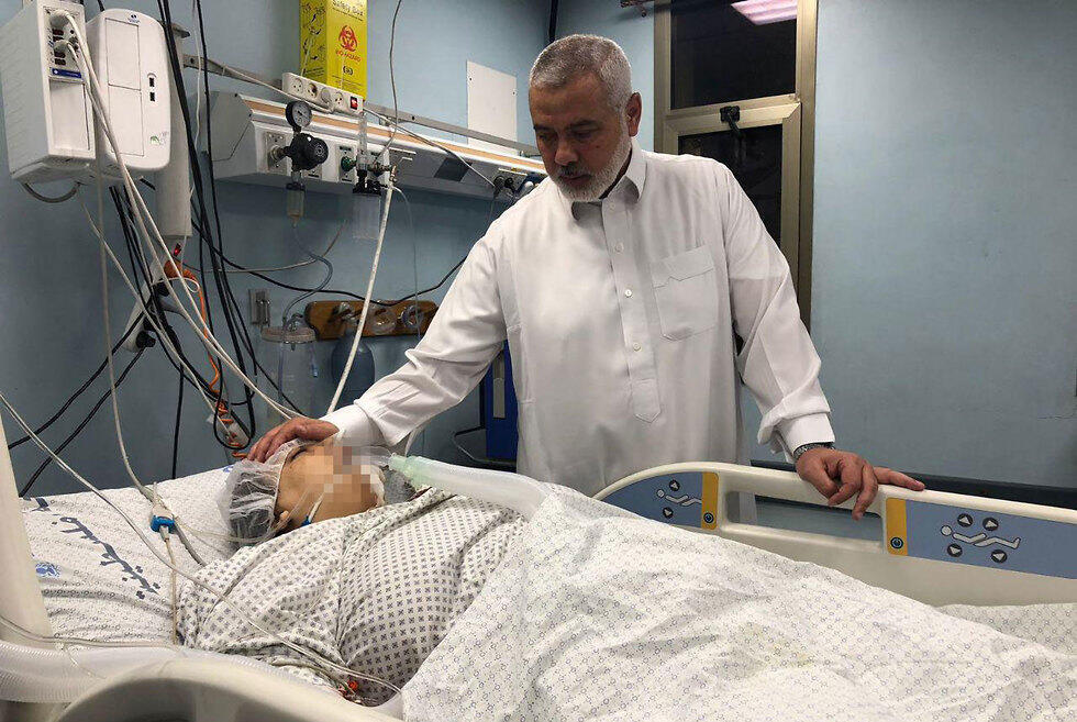 Haniyeh visits his niece at the hospital