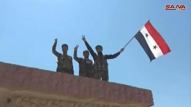 Военнослужащие армии Асада на границе