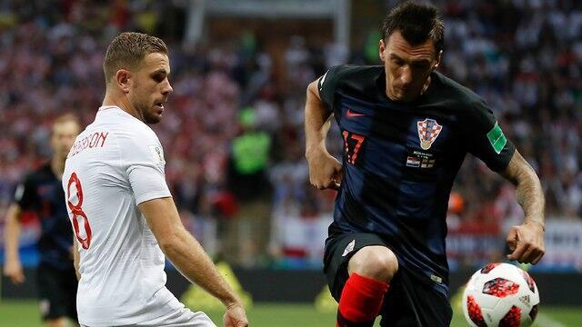 Хорватия - Англия. Фото:  AP